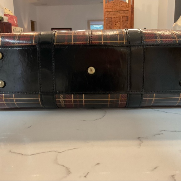 Patricia Nash Tartan Plaid handbag & Wheeled Carry on Luggage - Picture 7 of 15